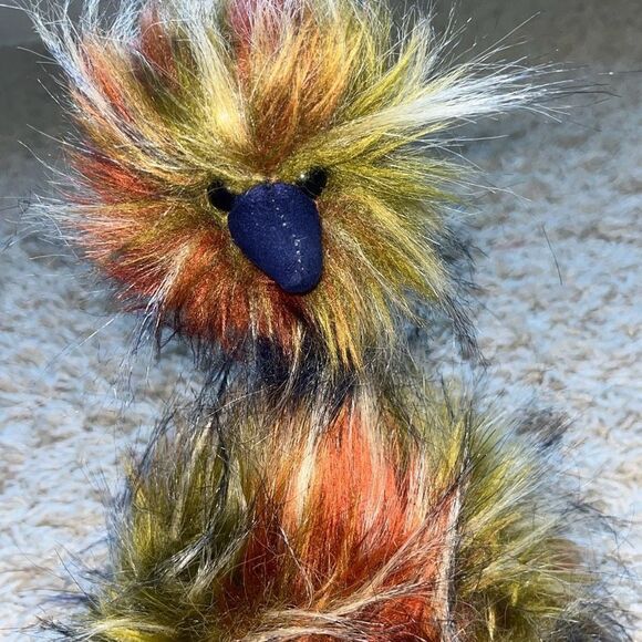 Jellycat London Spiced Pompom 13” Plush Stuffed Ostrich EMU Bird Toy - Picture 2 of 12